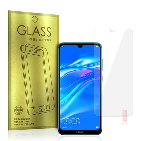 GoldGlass Tvrzené sklo Gold pro HUAWEI Y7 2019