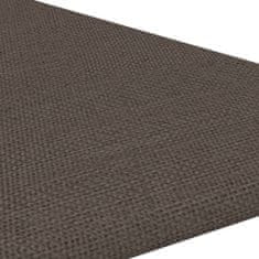 Vidaxl Nástěnné panely 12 ks taupe 30x30 cm textil 0,54 m²