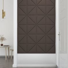 Vidaxl Nástěnné panely 12 ks taupe 30x30 cm textil 0,54 m²