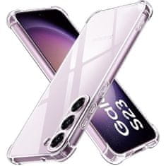 IZMAEL Anti Shock silikonové pouzdro pro Samsung Galaxy S21 FE - Transparentní KP27883