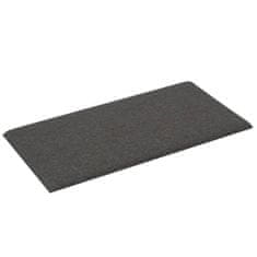 Vidaxl Nástěnné panely 12 ks tmavě šedé 30 x 15 cm textil 0,54 m²