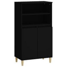 Vidaxl Skříň highboard černá 60 x 36 x 110 cm kompozitní dřevo