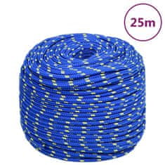 Vidaxl Lodní lano modré 6 mm 25 m polypropylen