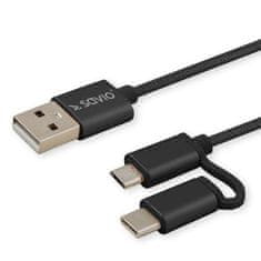 SAVIO Kabel CL-128 USB typ C 1m