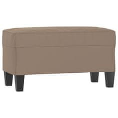 Vidaxl Lavice taupe 70 x 35 x 41 cm tkanina z mikrovlákna