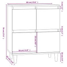 Vidaxl Příborník dub sonoma 60 x 35 x 70 cm kompozitní dřevo