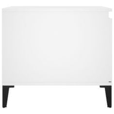 Vidaxl Konferenční stolek bílý 100 x 50 x 45 cm kompozitní dřevo