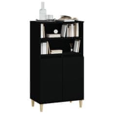 Vidaxl Skříň highboard černá 60 x 36 x 110 cm kompozitní dřevo