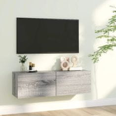 Vidaxl TV skříňka šedá sonoma 100 x 30 x 30 cm kompozitní dřevo