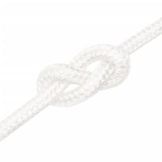 Vidaxl Lodní lano celobílé 12 mm 25 m polypropylen