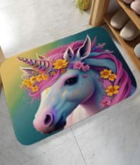 Unicorn Protiskluzová podložka 40x60 cm - Jednorožec hlava