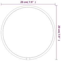 Vidaxl Nástěnné zrcadlo zlaté Ø 20 cm kulaté