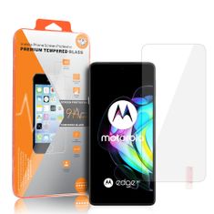 IZMAEL Temperované tvrzené sklo Orange pro Motorola Moto Edge 20 - Transparentní KP27894