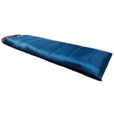 Sportvida Zateplený třísezónní turistický dekový spací pytel s kapucí 75x220 PRAVÝ oboustranný zip