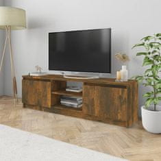 Vidaxl TV skříňka kouřový dub 120 x 30 x 35,5 cm kompozitní dřevo