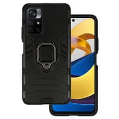 MobilPouzdra.cz Kryt odolný Ring Armor pro Xiaomi Poco M4 Pro 5G , barva černá