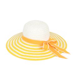 Art of Polo Dámský klobouk Mapikea žluto-bílá Univerzální