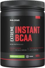 Body Attack Extreme Instant BCAA 2:1:1, prášková forma BCAA s vysokým obsahem aminokyselin, Blackberry