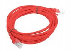 Lanberg Kabel PCU5-10CC-0300-R RJ-45 červený 3m 