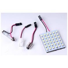 AUTOLAMP LED 12V panel s 36xLED 1210 čirý 39x46mm