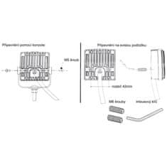 AUTOLAMP světlo výstražné LED oranžové PREDATOR čtvercové 4*3W