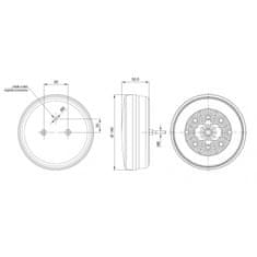 FRISTOM Světlo zadní FT-112 LED 12/24V couvací + obrysové světlo