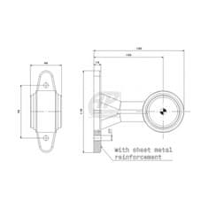 FRISTOM světlo poziční tykadlo FT-009B L/P LED 12/24V rovnné