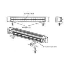 AUTOLAMP Světlomet LED 12-24V 14000lm homologace R112 s přisvícením