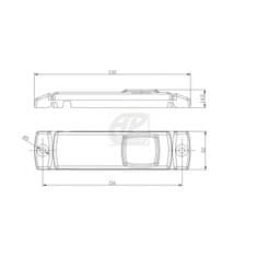 FRISTOM světlo poziční FT-18 Z LED 12/24V oranžové