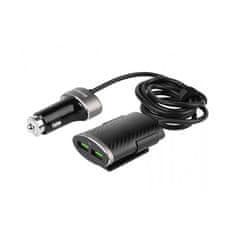 Myway CL nabíječka 12 / 24V, 2X USB + 2X100cm USB