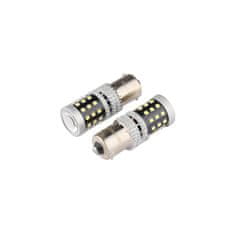 Carmotion 2ks LED 12V/24V 10W BA15s čirá CANBUS 39x2016 SMD