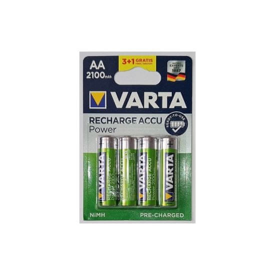 Varta Nabíjecí Baterie 2100mA R06,blistr 4ks