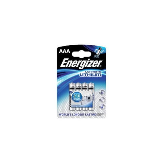 Energizer baterie lithiová ultimate blistr 4ks AAA