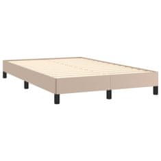 shumee Box spring postel s matrací cappuccino 120x190 cm umělá kůže