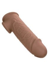 CalExotics CalExotics Life-Like Extension 7 Inch Brown návlek na penis