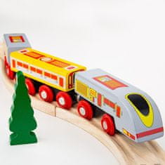 Bigjigs Rail Rychlík Eurostar + 3 koleje