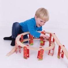 Bigjigs Rail Víceúrovňový set kolejí