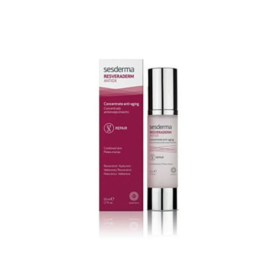 Sesderma Antioxidační pleťový krém pro obnovu povrchu pleti Resveraderm (Concentrated Anti-Aging) 50 ml