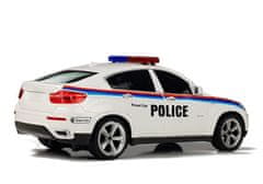 Lean-toys Auto Na Dálkové Ovládání Policie Coupe R/C