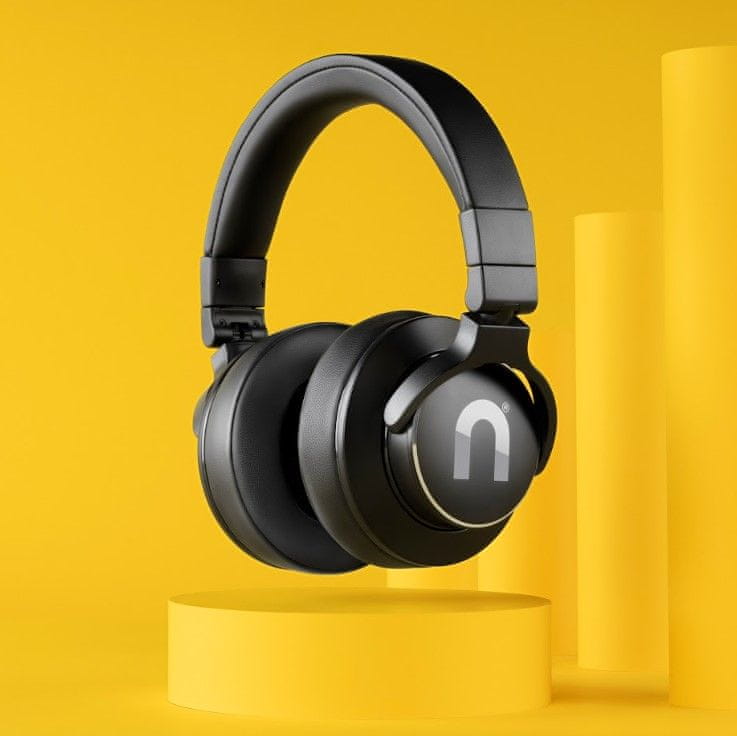  Bluetooth sluchátka niceboy hive aura 4 anc handsfree mikrofon skvělý zvuk dlouhá výdrž na nabití připojitelná aux kabelem lehká konstrukce