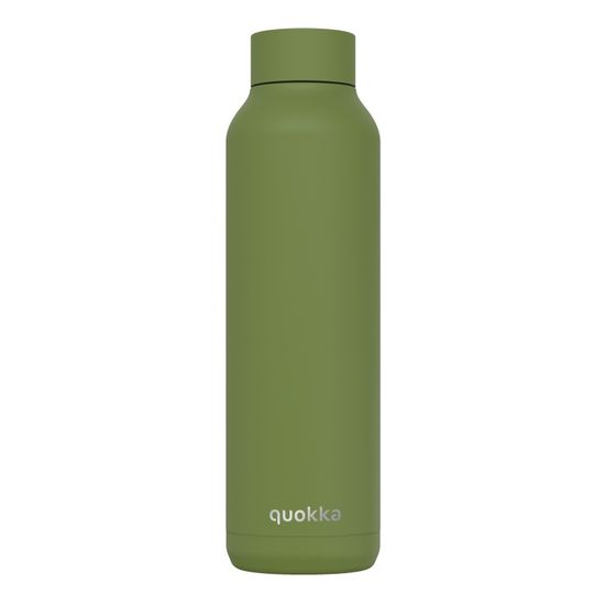 QUOKKA Quokka Solid, Nerezová láhev / termoska Olive Green, 630ml, 12095