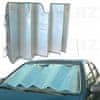 Sluneční clona na přední okno aluminium / stínítko - velikost XL
