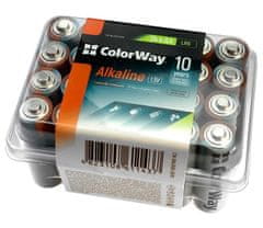 ColorWay alkalická baterie AA/ 1.5V/ 24ks v balení/ Plastový box