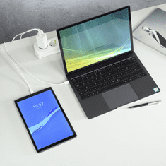 uRage Hama set USB nabíječka GaN, USB-C/USB-A, PD 65 W, USB-C kabel 2 m