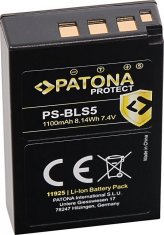 PATONA baterie pro foto Olympus BLS5 1100mAh Li-Ion Protect