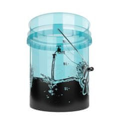 Nuke Guys  Clear Rinse Bucket - 20l transparentní detailingový kbelík