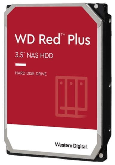 WD RED PLUS 6TB / 60EFPX / SATA III/ Interní 3,5"/ 5400rpm / 256MB