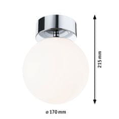 Paulmann PAULMANN Selection Bathroom LED stropní svítidlo Gove IP44 3000K 230V 9W chrom/satén 71065