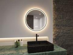 Paulmann PAULMANN LED zrcadlo s osvětlením Mirra IP44 CCT 230V 11,5W stmívatelné černá/zrcadlo 71088