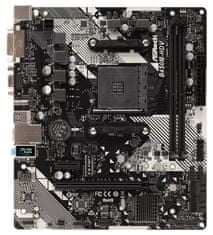 ASRock B450M-HDV R4.0 / AMD B450 / AM4 / 2x DDR4 DIMM / HDMI / DVI-D / VGA / M.2 / mATX